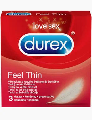Prezervative Durex Feel Thin, 3 bucati