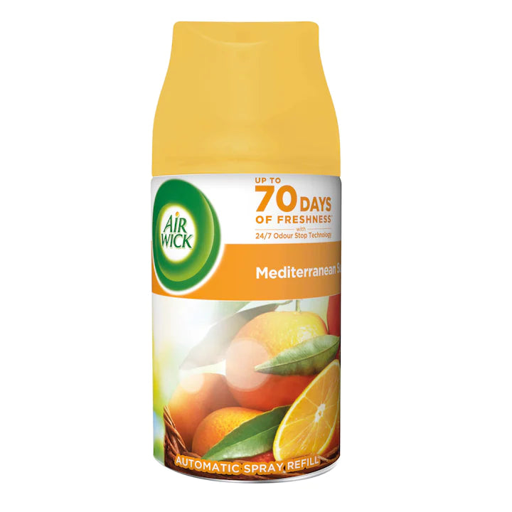 Rezerva odorizant Freshmatic, Air Wick, Vara mediteraneana, 250 ml