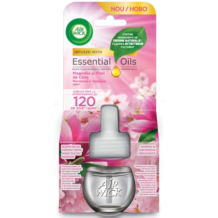 Rezerva odorizant camera electric Air Wick, Magnolia, 19 ml