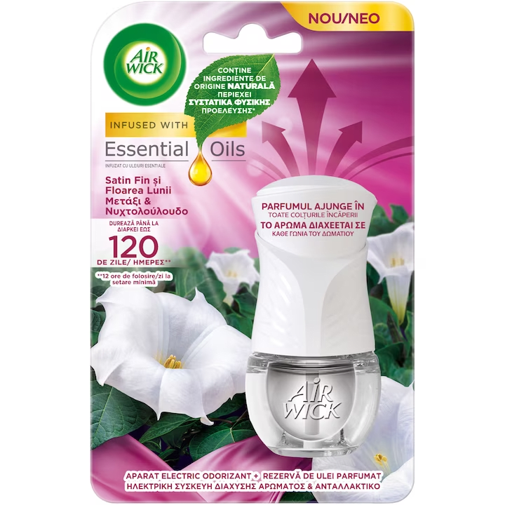 Rezerva odorizant camera electric Air Wick, Smooth Satin, 19 ml