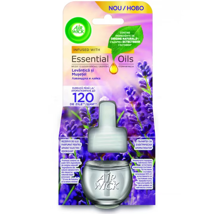 Rezerva odorizant electric Air Wick levantica si musetel, 19 ml