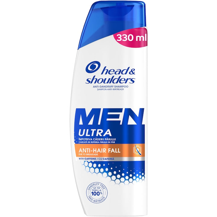 Sampon anti-matreata Head&Shoulders Men Ultra Anti-Hair Fall pentru par cu tendinta de cadere, 330 ml