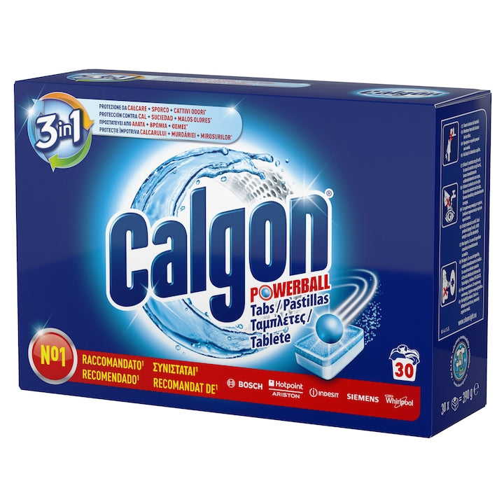Tablete anticalcar 3in1 Calgon Powerball 30 bucati