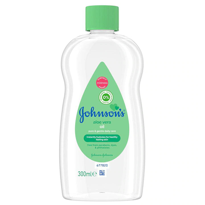 Ulei de corp Johnson's Baby cu Aloe Vera, 300 ml