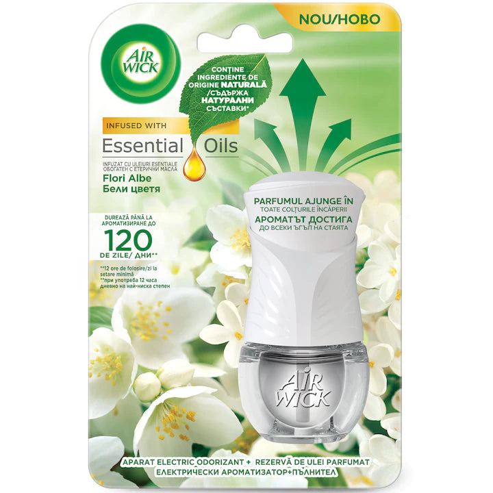 Odorizant de camera electric Air Wick Frezie si iasomie, 19 ml