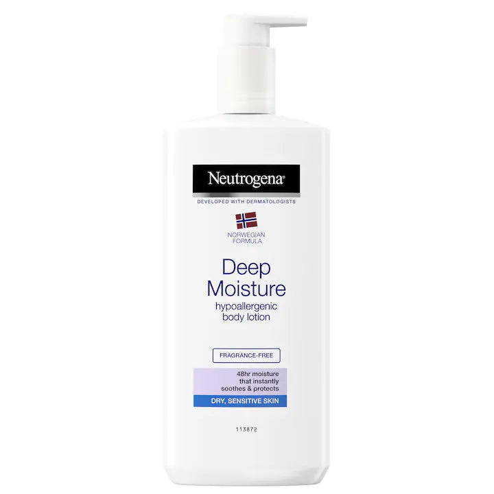 Lotiune de corp Neutrogena Deep Moisture pentru piele sensibila, 400 ml