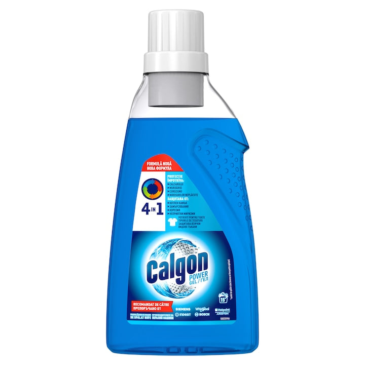 Gel anticalcar pentru masina de spalat Calgon 4in1, 750 ml