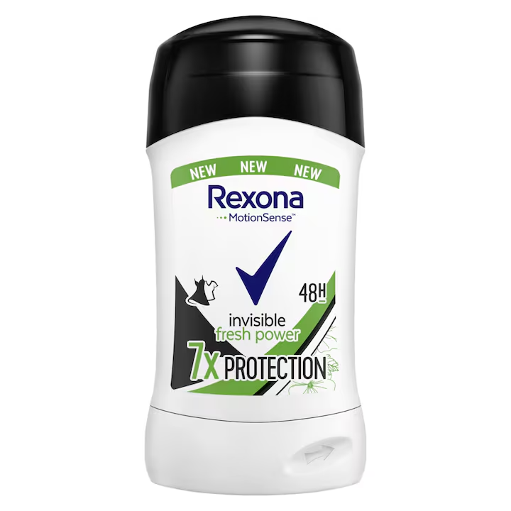 Deodorant stick Rexona Invisible Fresh Power, 40 ml