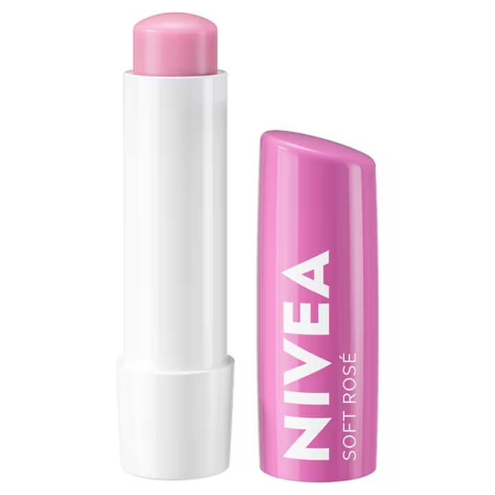 Balsam de buze Nivea Lip Care Soft Rose, 4.8 g