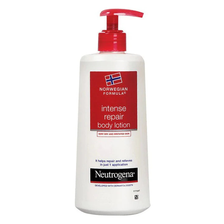 Lotiune de Corp Neutrogena Intense Repair pentru Piele Uscata, 400 ml