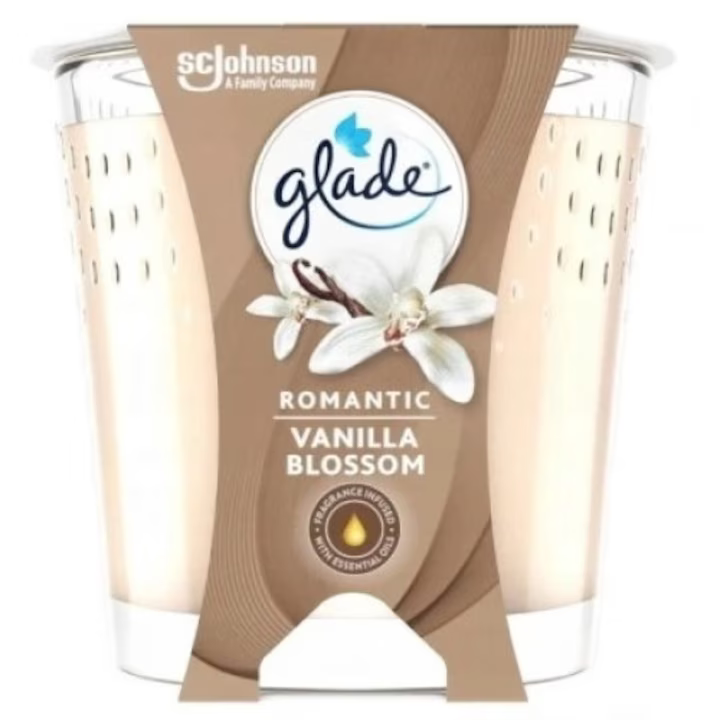 Lumanare parfumata, Glade, floare de vanilie, 129 g