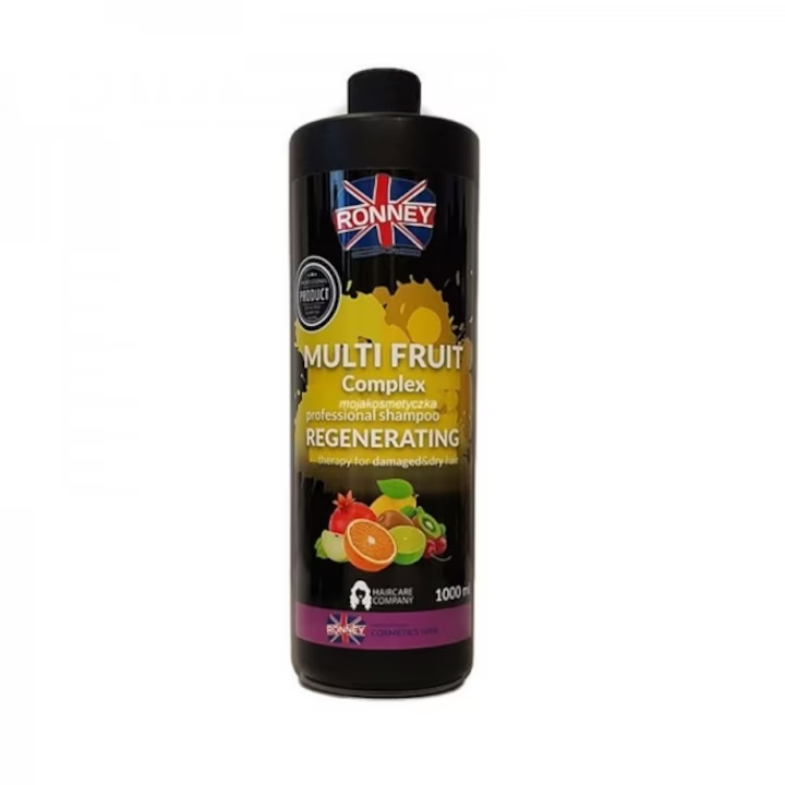 Sampon pentru par uscat/degradat, Ronney Professional Multi Fruit Complex, 1000 ml