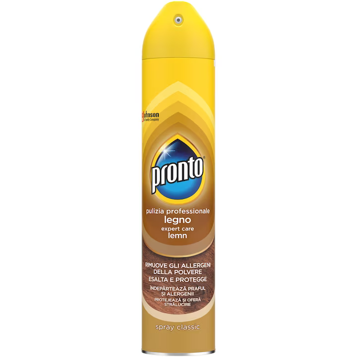 Spray pentru curatarea si ingrijirea lemnului Pronto Lemn Classic 300ml